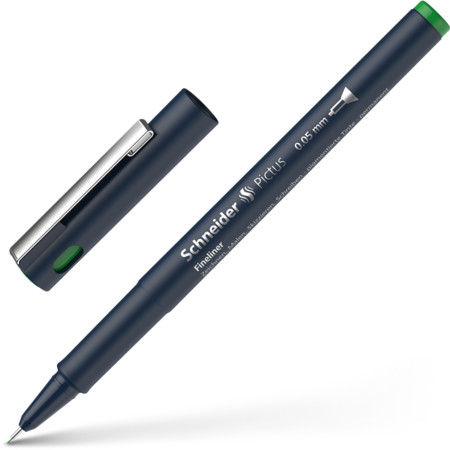 Pictus green Line width 0.05 mm Fineliners and fibrepens by Schneider