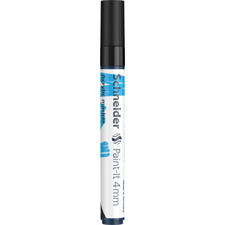 Paint-It 320 4 mm black Line width 4 mm Acrylic markers by Schneider