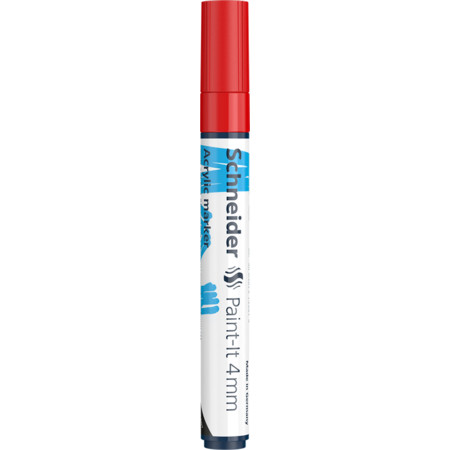 Paint-It 320 4 mm red Line width 4 mm Acrylic markers by Schneider