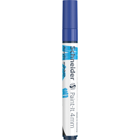 Paint-It 320 4 mm blue Line width 4 mm Acrylic markers by Schneider