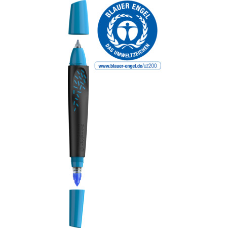 Breeze blue Line width M Cartridge rollerballs by Schneider