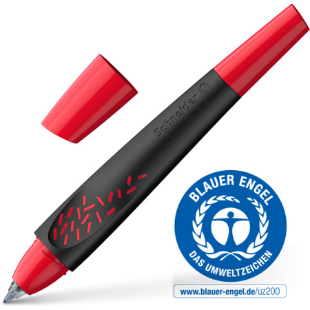 Breeze red Line width M Cartridge rollerballs by Schneider