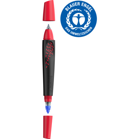 Breeze red Line width M Cartridge rollerballs by Schneider