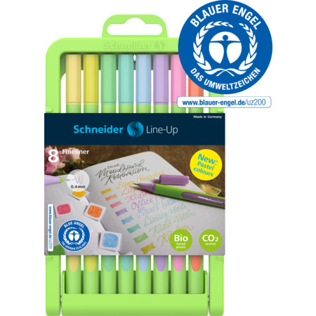 Line-Up Multipack Line width 0.4 mm Fineliners and fibrepens by Schneider