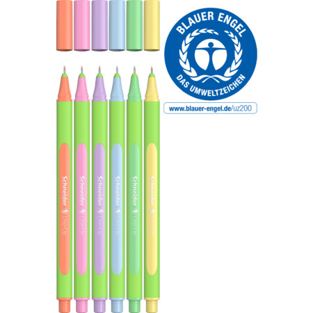 Line-Up Multipack Line width 0.4 mm Fineliners and fibrepens by Schneider