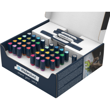Paint-It 040 Twin marker Set 1 (52 pcs.) Fineliners and fibrepens by Schneider