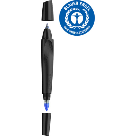 Breeze black-black Line width M Cartridge rollerballs by Schneider