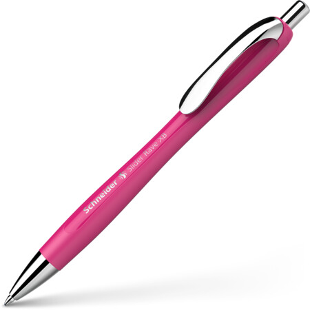 Slider Rave power pink Line width XB Ballpoint pens by Schneider