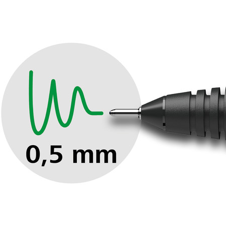 Xtra 805 green Line width 0.5 mm Rollerballs by Schneider