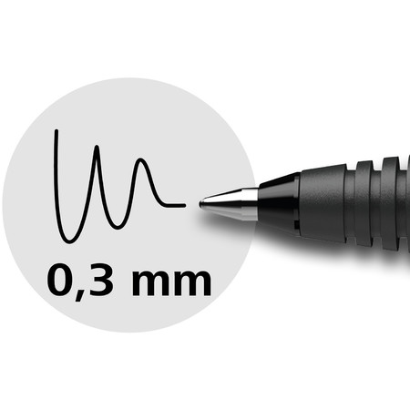 Xtra 823 black Line width 0.3 mm Rollerballs by Schneider