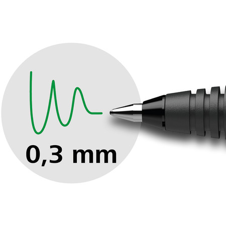 Xtra 823 green Line width 0.3 mm Rollerballs by Schneider