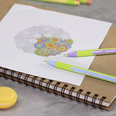 Line-Up pastel-pink Line width 0.4 mm Fineliners and fibrepens by Schneider