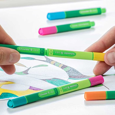 Link-It apple-green Line width 1 mm Fineliners and fibrepens by Schneider