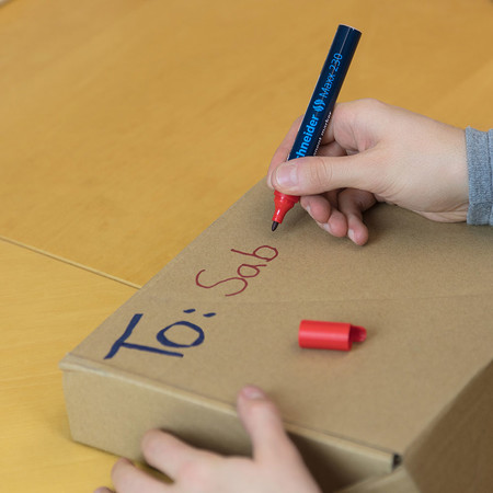 Maxx 230 red Line width 1-3 mm Permanent markers by Schneider