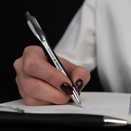 Slider Rave white/black Line width XB Ballpoint pens by Schneider