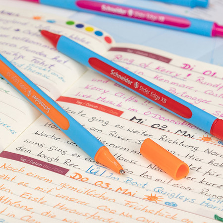 Slider Edge green Line width M Ballpoint pens by Schneider