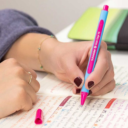 Slider Edge pink Line width XB Ballpoint pens by Schneider
