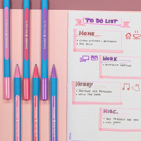 Slider Edge Pastel lilac Line width XB Ballpoint pens by Schneider