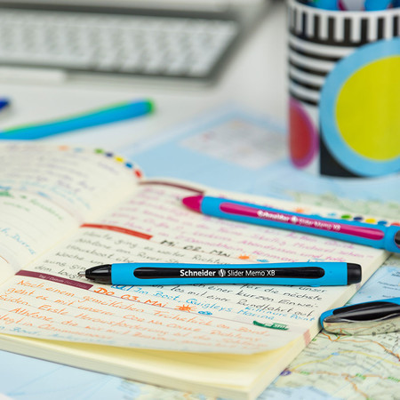 Slider Memo XB black Line width XB Ballpoint pens by Schneider