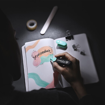 Job Pastel turquoise Line width 1+5 mm Highlighters by Schneider