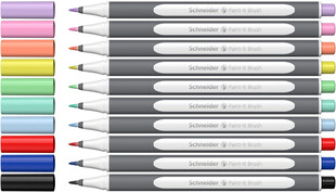 With the new Paint-It Brush Pen 070, Schneider encourages creativity and exuberant writing and colouring.